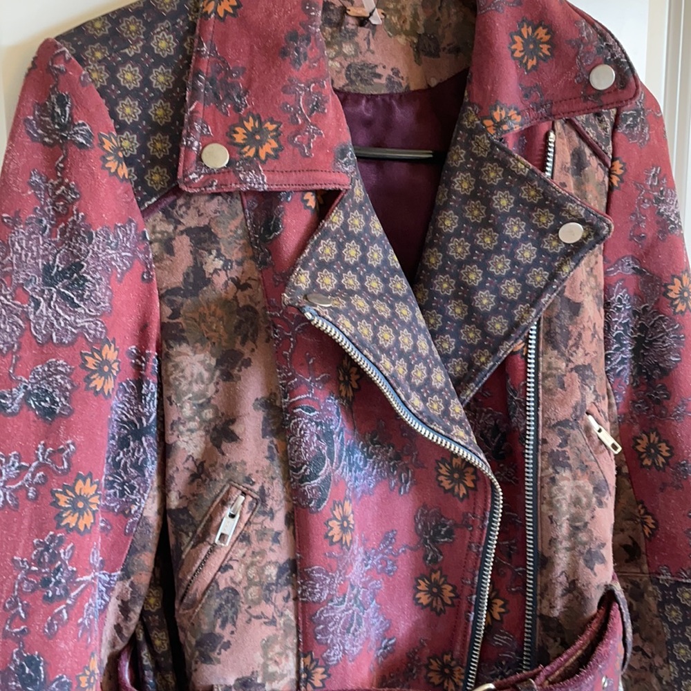 Free People Leather Moto Jacket. NWT.